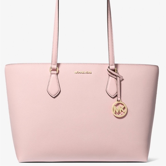 Michael Kors Sheila Large Tote Bag Powder Blush - Picture 1 of 4